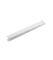 ORGANIZADOR DE CABLES LANBERG METALICO 1U TIPO A RACK 19 GRIS