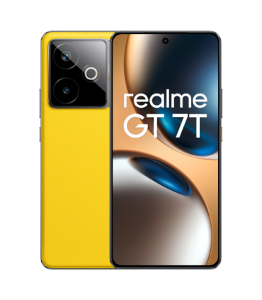 realme GT 7T 17,3 cm (6.8\") SIM doble Android 15 5G USB Tipo C 12 GB 256 GB 7000 mAh Amarillo