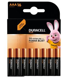 Pack De 16 Pilas AAA Duracell Plus Power Boost DPBLR3B16  1.5V  Alcalinas