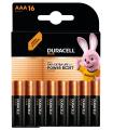 Pack De 16 Pilas AAA Duracell Plus Power Boost DPBLR3B16/ 1.5V/ Alcalinas