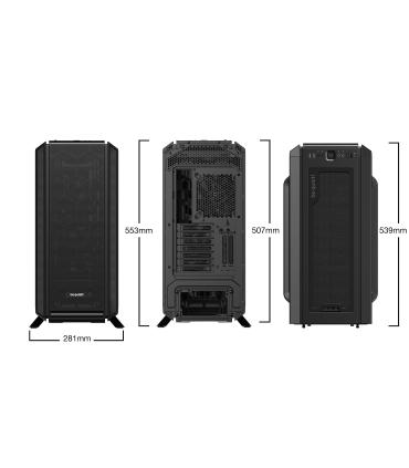 CAJA BEQUIET SILENT BASE 802 ATC 2 VENT 140MM S N CPU NEGRO