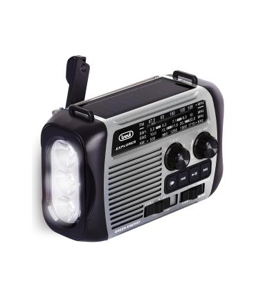 RADIO TREVI RA 7F30 BT EXPLORER RADIO CARGA SOLAR & DINAMO GRAY