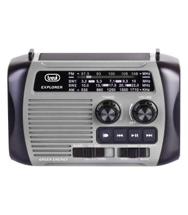 RADIO TREVI RA 7F30 BT EXPLORER RADIO CARGA SOLAR & DINAMO GRAY