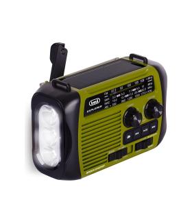 RADIO TREVI RA 7F30 BT EXPLORER RADIO CARGA SOLAR & DINAMO GREEN