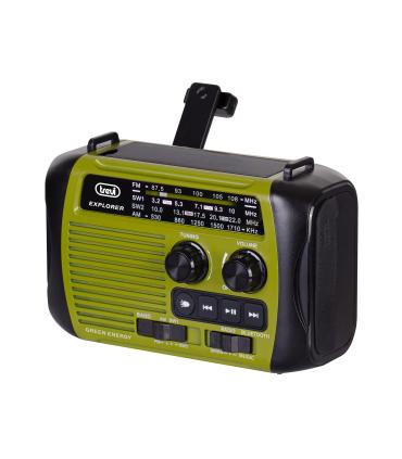 RADIO TREVI RA 7F30 BT EXPLORER RADIO CARGA SOLAR & DINAMO GREEN