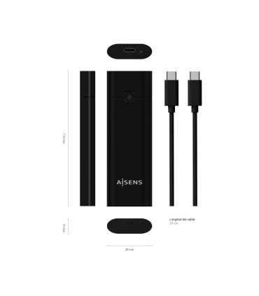 CARCASA HDD AISENS ASM2-020B M.2 NEGRA