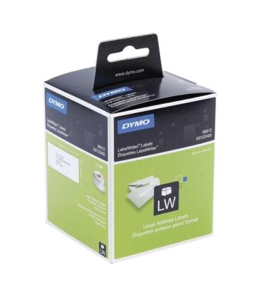 Etiquetas Adhesivas en Rollo Dymo 99012/ 89 x 36mm/ 260 x 2 uds