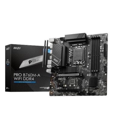 MSI PRO B760M-A WIFI DDR4 Placa Base LGA 1700 Micro ATX