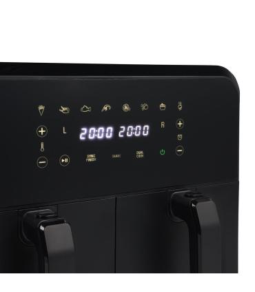 Freidora Por Aire Airfryer   Sin Aceite Princess Double Basket Airfryer 182068  2400W  Capacidad 8L