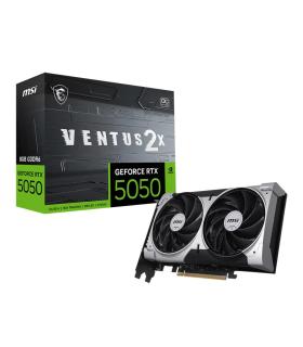 MSI GEFORCE RTX 5050 8G VENTUS 2X OC Tarjeta Grfica NVIDIA 8 GB GDDR6