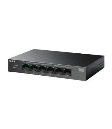 TP-LINK SWITCH DE SOBREMESA DE 6 PUERTOS 10 100 MBPS CON 4 PUERTOS POE PUERTOS  4 10 100 MBPS POE, 2 10 100 MBPS NO POE ESPECIFI