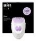 DEPILADORA ELECTRICA BRAUN SILK-EPIL 3 SE3-000 RODILLO MASAJE LUZ SMARTLIGHT
