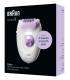 DEPILADORA ELECTRICA BRAUN SILK-EPIL 3 SE3-000 RODILLO MASAJE LUZ SMARTLIGHT