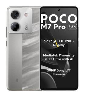 Smartphone Xiaomi POCO M7 Pro 12GB/ 512GB/ 6.67\'/ 5G/ Plata