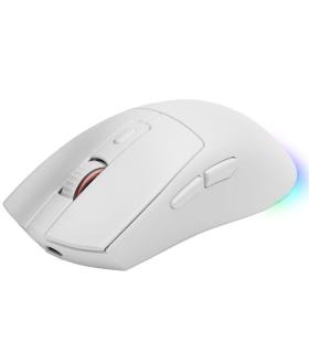 Ratn Gaming Inalmbrico Mars Gaming MM-T3/ Batera recargable/ Hasta 14400 DPI/ Blanco