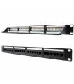 Patch Panel Nanocable 10.21.3124  24 Puertos  Cat.6  Altura 1U