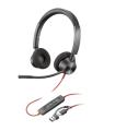 Auriculares Poly Blackwire 3320 para Microsoft Teams USB-C + Adaptador USB-C/A/ con Micrfono/ USB Tipo-C/ Negros