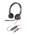 Auriculares Poly Blackwire 3320 Para Microsoft Teams USB-C + Adaptador USB-C/A/ Con Micrfono/ USB Tipo-C/ Negros