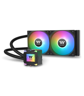 REFRIGERACION LIQUIDA CPU THERMALTAKE LA240 ARGB 2X120MM NEGRO