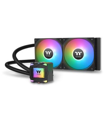 REFRIGERACION LIQUIDA CPU THERMALTAKE LA240 ARGB 2X120MM NEGRO