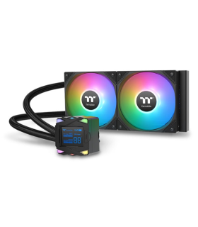 REFRIGERACION LIQUIDA CPU THERMALTAKE LA240-S ARGB 2X120MM NEGRO