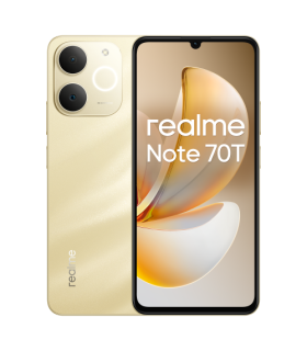 realme Note 70T 17,1 cm (6.74\") SIM doble Android 15 4G USB Tipo C 4 GB 256 GB 6000 mAh Oro