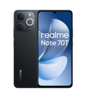 realme Note 70T 17,1 cm (6.74\") SIM doble Android 15 4G USB Tipo C 4 GB 256 GB 6000 mAh Negro