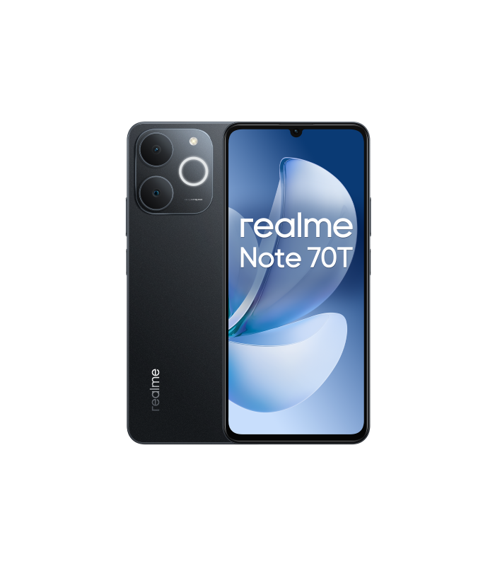 realme Note 70T 17,1 cm (6.74\") SIM doble Android 15 4G USB Tipo C 4 GB 256 GB 6000 mAh Negro