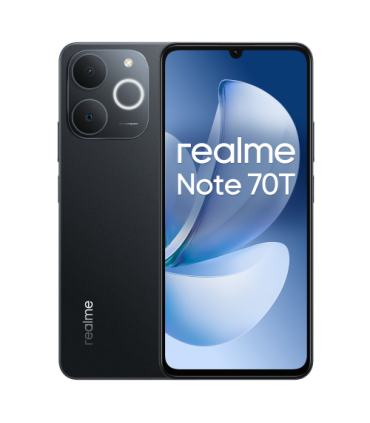 realme Note 70T 17,1 cm (6.74\") SIM doble Android 15 4G USB Tipo C 4 GB 256 GB 6000 mAh Negro