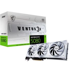 MSI VENTUS GEFORCE RTX 5080 16G 3X OC WHITE Tarjeta Grfica NVIDIA 16 GB GDDR7