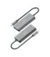 Hub USB Tipo-C Aisens A109-0945  3xUSB  1xUSB Tipo-C  1xUSB Tipo-C PD  Gris
