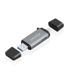 Lector De Tarjetas Externo Aisens ASCR-2AC11-GR  USB 3.1