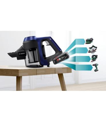 Aspirador Escoba Con Batera Bosch Serie 6 Unlimited Azul  18V  Autonoma 30 Min