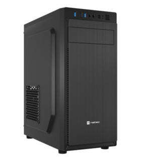CAJA NATEC ARACANTA MIDI TORRE ATX LECTOR TARJETAS 1XUSB2.0 2XUSB3.0 NEGRO