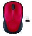 Ratn Inalmbrico Logitech M235/ Hasta 1000 DPI/ Rojo