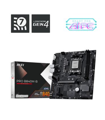 MSI Placa Base PRO B840M-B DDR5 MATX