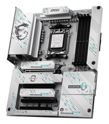 PLACA MSI B850 GAMING PLUS WIFI PZ,AMD,AM5,B850,4DDR5,256GB,1DP,4SATA3+3M.2,5GBLAN+WIFI7+BT5.4,4USB3.2,ATX