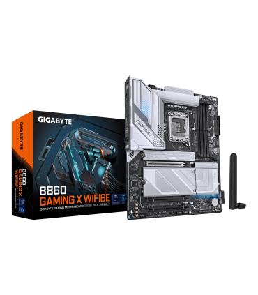 GIGABYTE B860 GAMING X WIFI6E Placa Base - CPUs Intel Core Ultra, VRM De 12+1+2+1 Fases, Hasta 9066MHz DDR5, 1xPCIe 5.0 + 2xPCIe