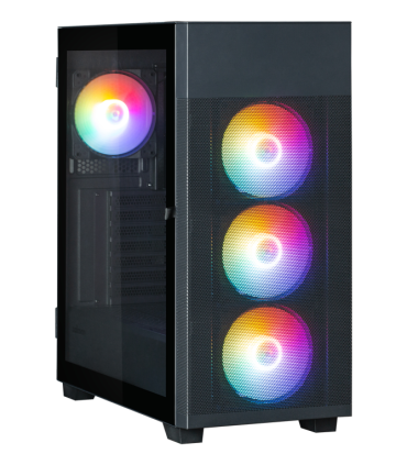 CAJA ZALMAN S5 NEO ATX 4 XVENT 120MM ARGB 2XUSB 3.0 NEGRO S/N FUENTE
