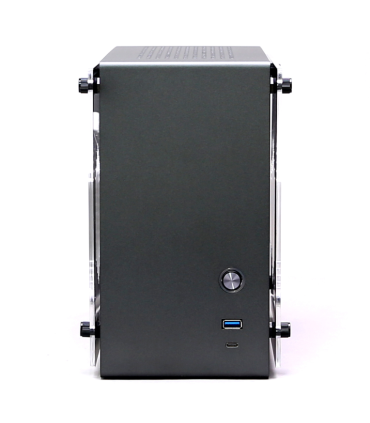 CAJA ZALMAN M4 MINI-ITX M2 1 X VENT 800MM ARGB 2XUSB 3.0 GRIS S/N FUENTE
