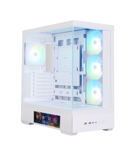 CAJA ZALMAN P40 DS ATX 4 XVENT 120MM ARGB 2XUSB 3.0 BLANCO S/N FUENTE