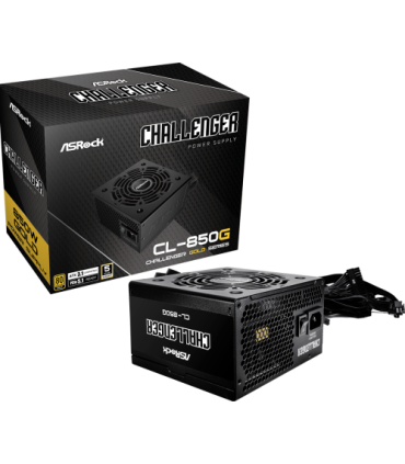 Asrock Challenger CL-850G unidad de fuente de alimentacin 850 W 20+4 pin ATX ATX Negro