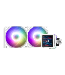 REFRIGERACION LIQUIDA CPU ZALMAN ALPHA2 DS A24 ARGB 240MM BLANCO