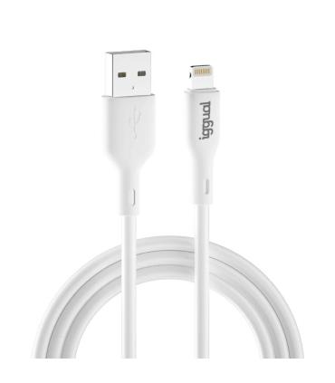 Iggual Cable USB-A Lightning 100 Cm Blanco