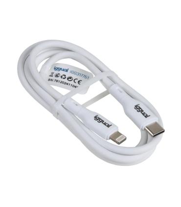 Iggual Cable USB-C Lightning 100 Cm Blanco Q3.0 3A