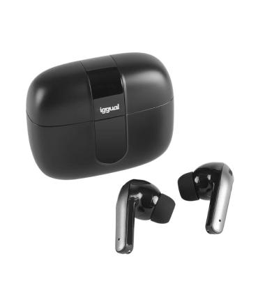 Iggual Auriculares Inalmbricos TWS Bluetooth Negr