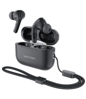 Auriculares Bluetooth Vention Echo Lite E11 con estuche de carga/ Autonoma 6h/ Negros