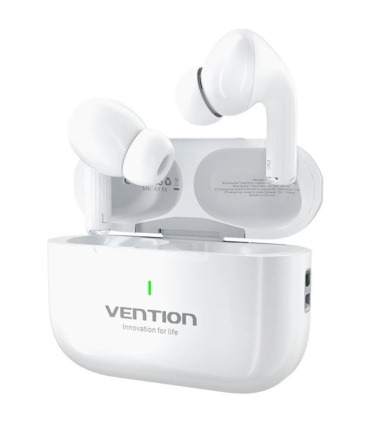 Auriculares Bluetooth Vention Echo Lite E11 con estuche de carga/ Autonoma 6h/ Blancos