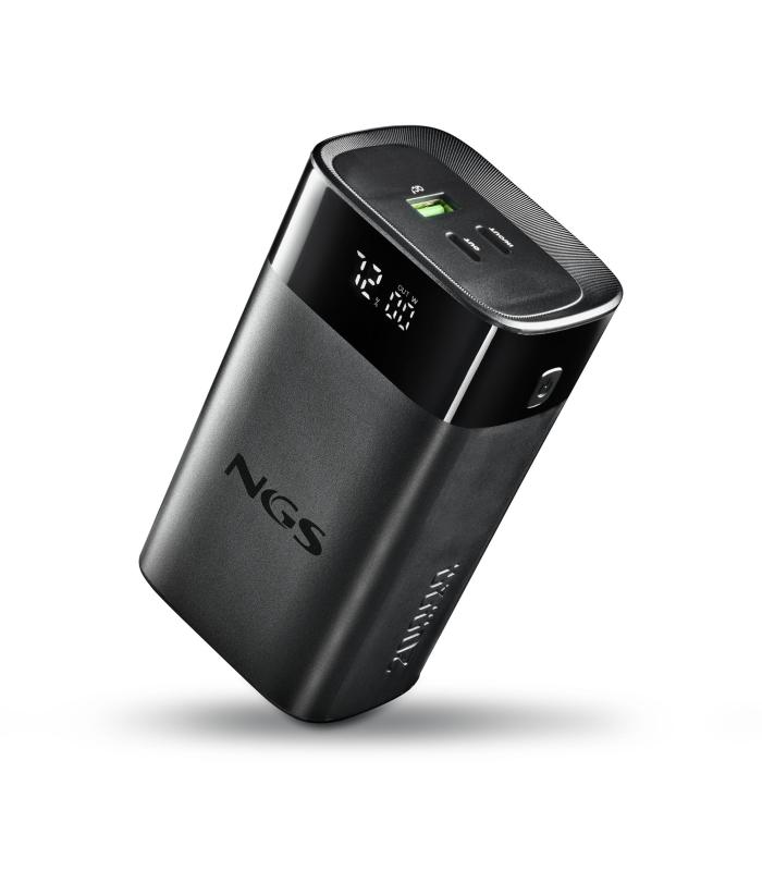 Powerbank 20000mAh NGS TWIX20  65W  Compatible Con Porttiles  Negra