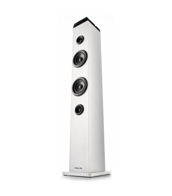 Torre De Sonido Con Bluetooth NGS SKY CHARM PRO  50W  2.0  Blanca